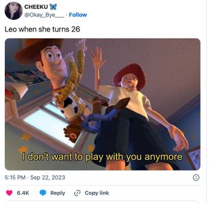 Screenshot of Toy story used in meme on twitter
