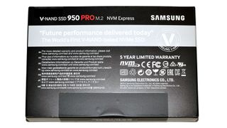 Samsung 950 Pro NVMe 256GB Box Back