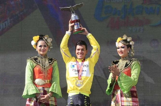 2013 Tour de Langkawi winner Julian Moreno Arredondo (Nippo - De Rosa)