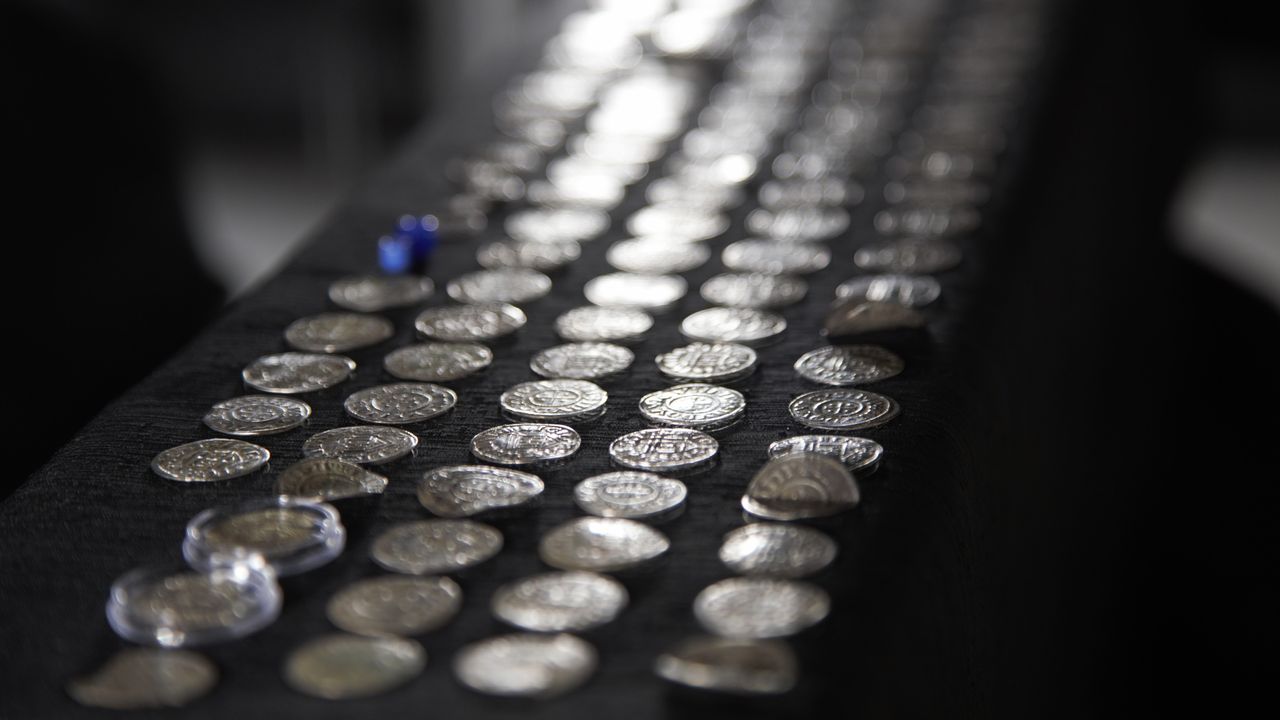 Only three coins of this type have ever been found before in Poland, which was well beyond the Carolingian realms. Archaeologists suspect they are linked to the Scandinavian trading emporium at Truso.