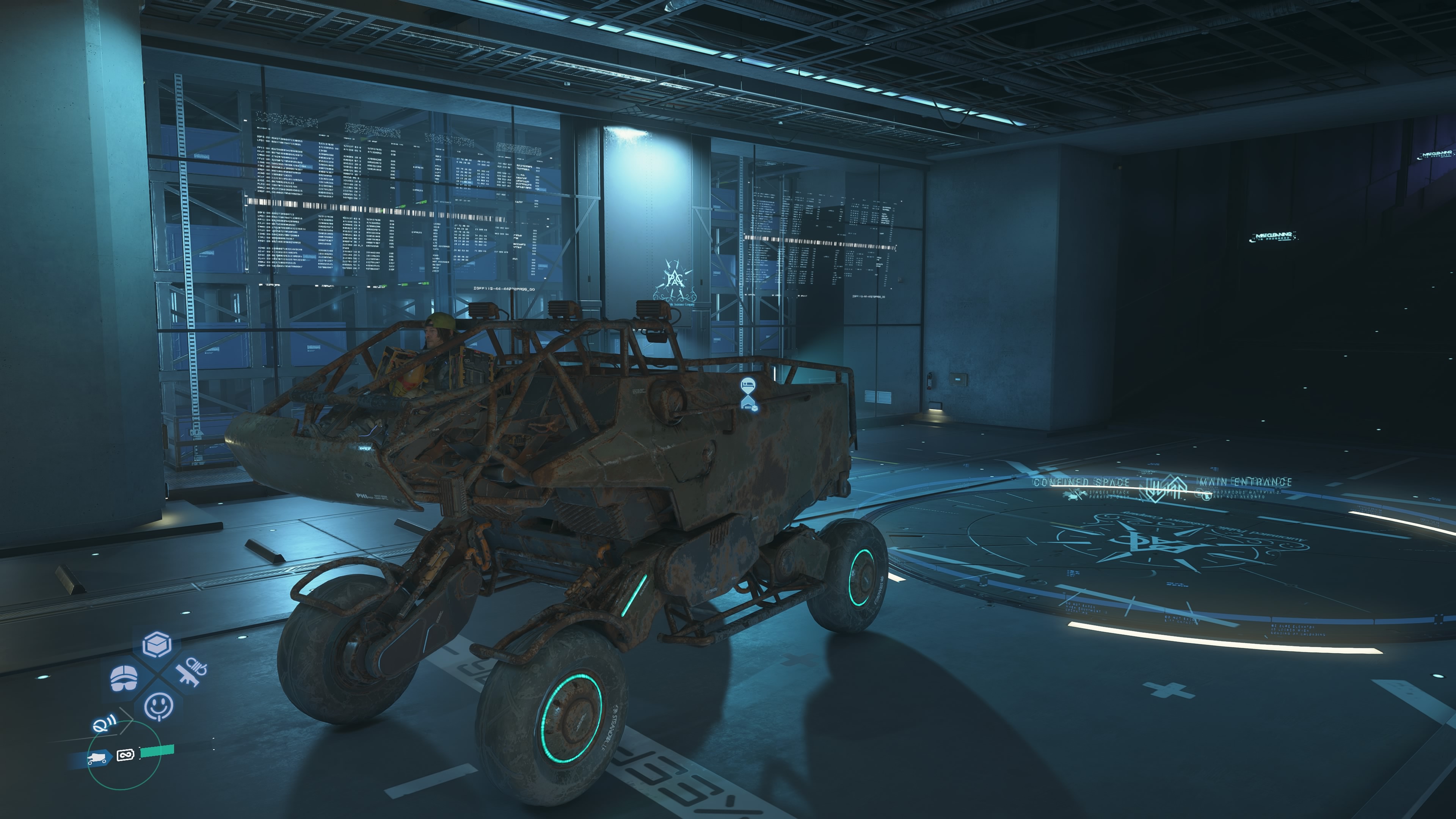 Death Stranding 2 repair vehicles - Bandit vehicle