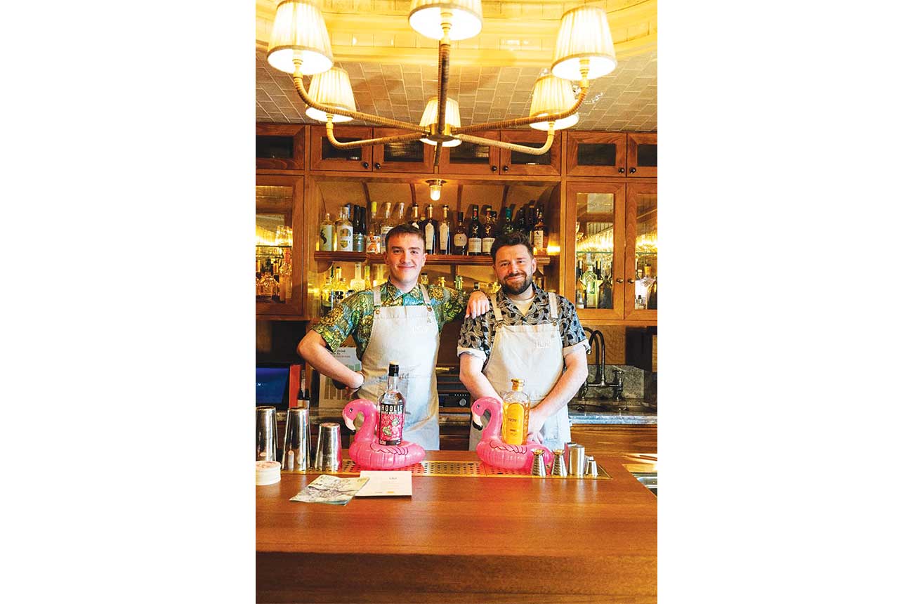 From left: Drew Fleming and Jamie Lewis, co-owners of Kiki Lounge