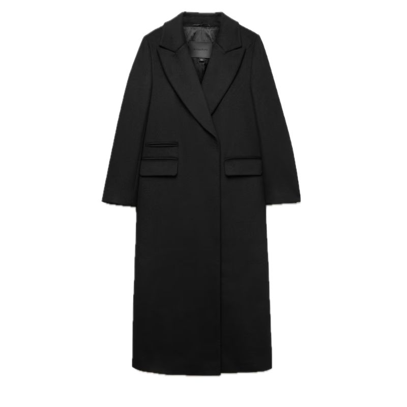 M&amp;amp;S, Wool Blend Single Breasted Tailored Coat