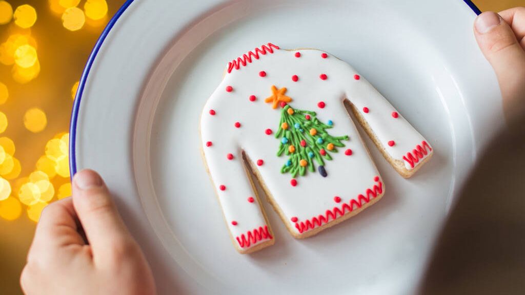  Biscuit decorating kit: Craft &amp; Crumb Personalised Christmas Jumper Biscuit Baking Kit