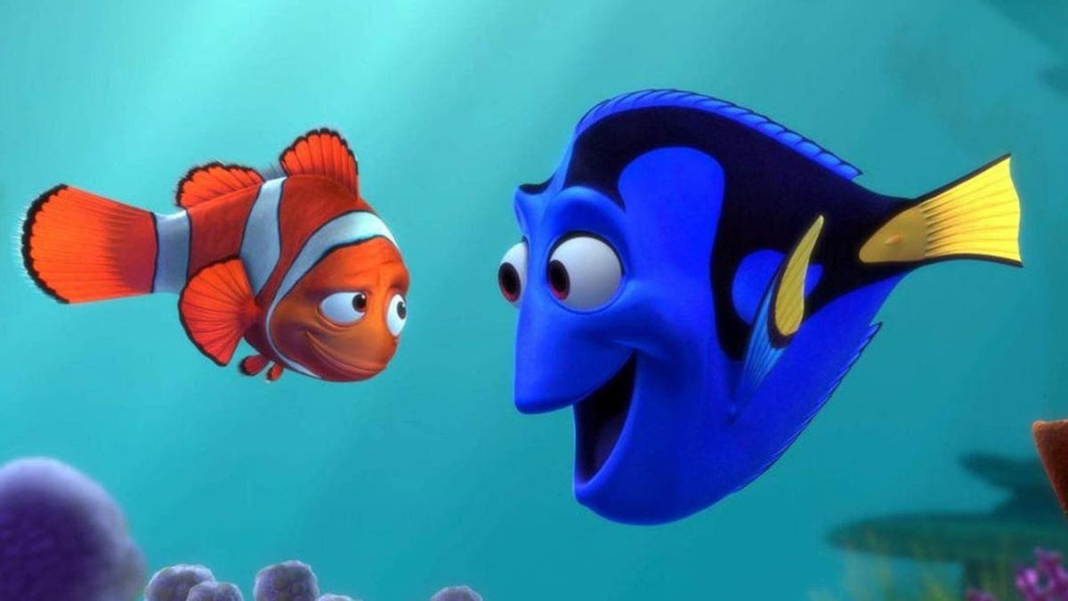 Marlin and Dory in Finding Nemo