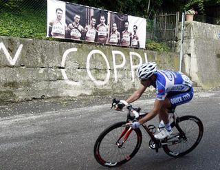 Stage winner Jerome Pineau (Quick Step) on the home roads of Fausto Coppi.