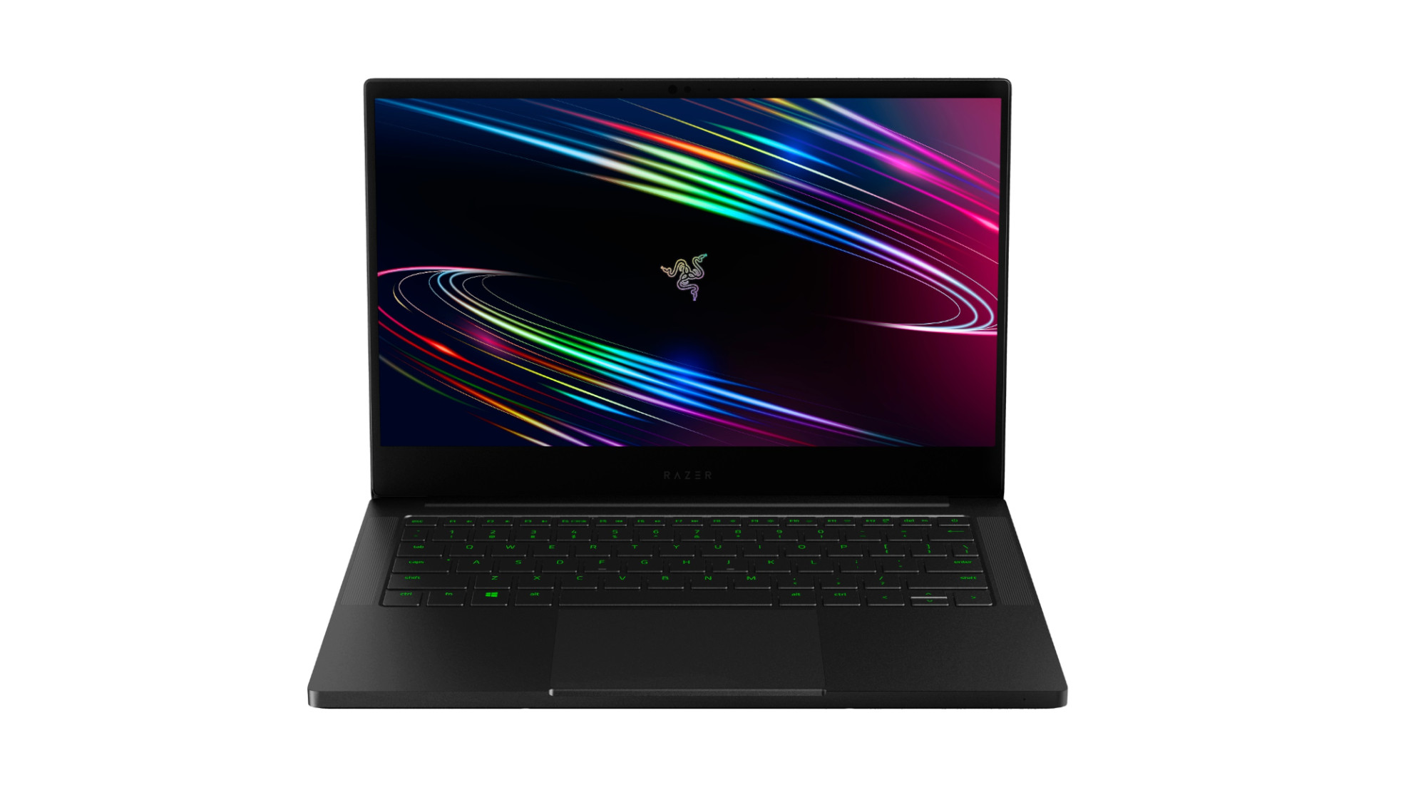 The Razer Blade Stealth 13 (Late 2020) against a white background