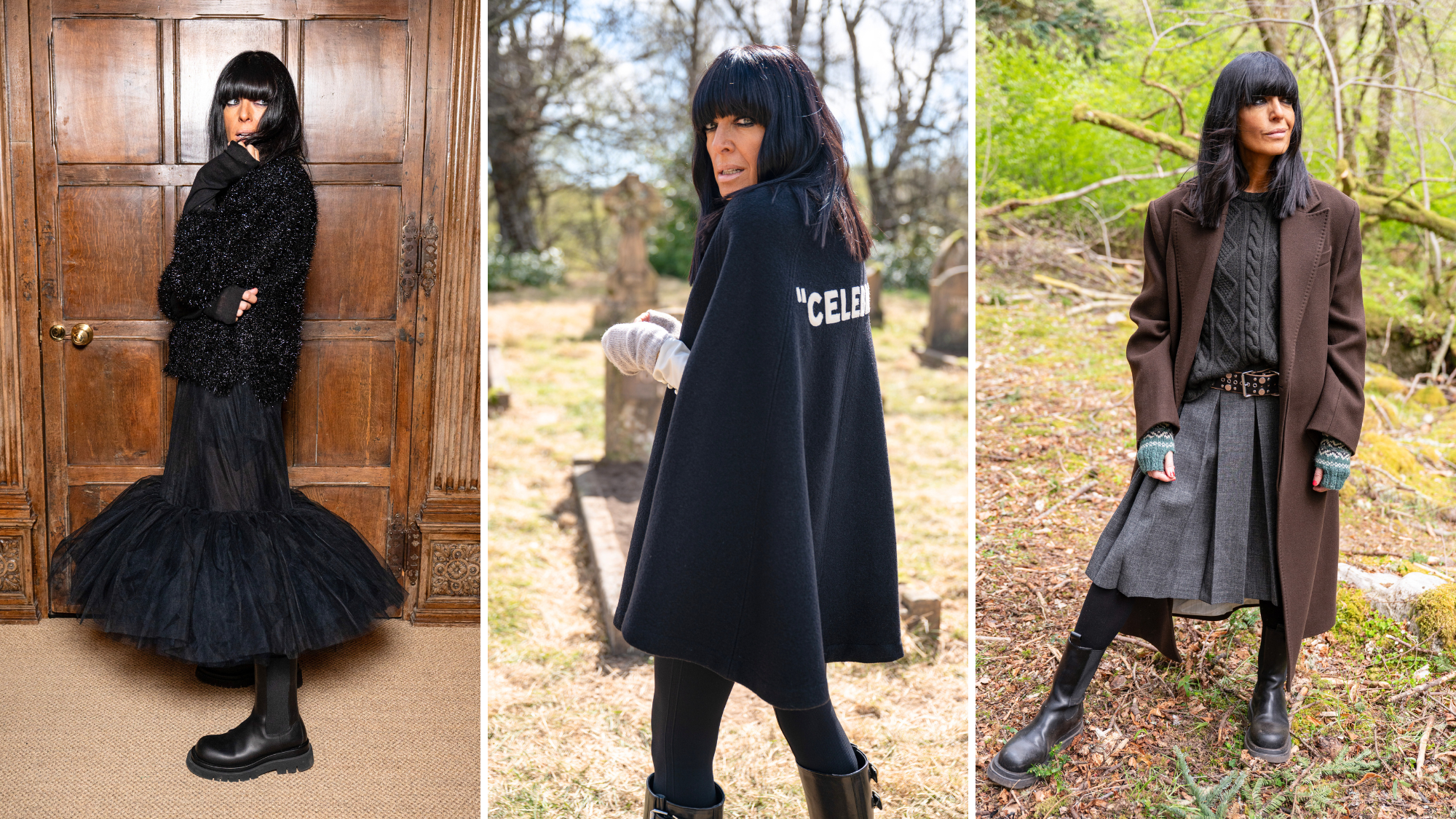 Claudia Winkleman Traitors outfits