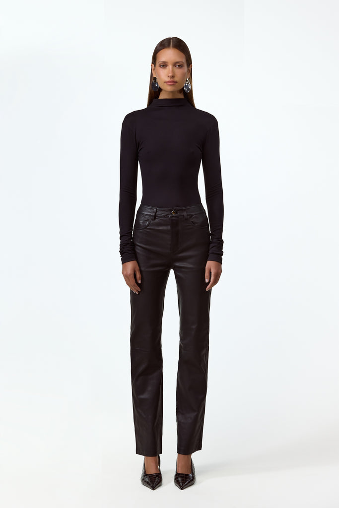 The Perfect Leather Pant (black)