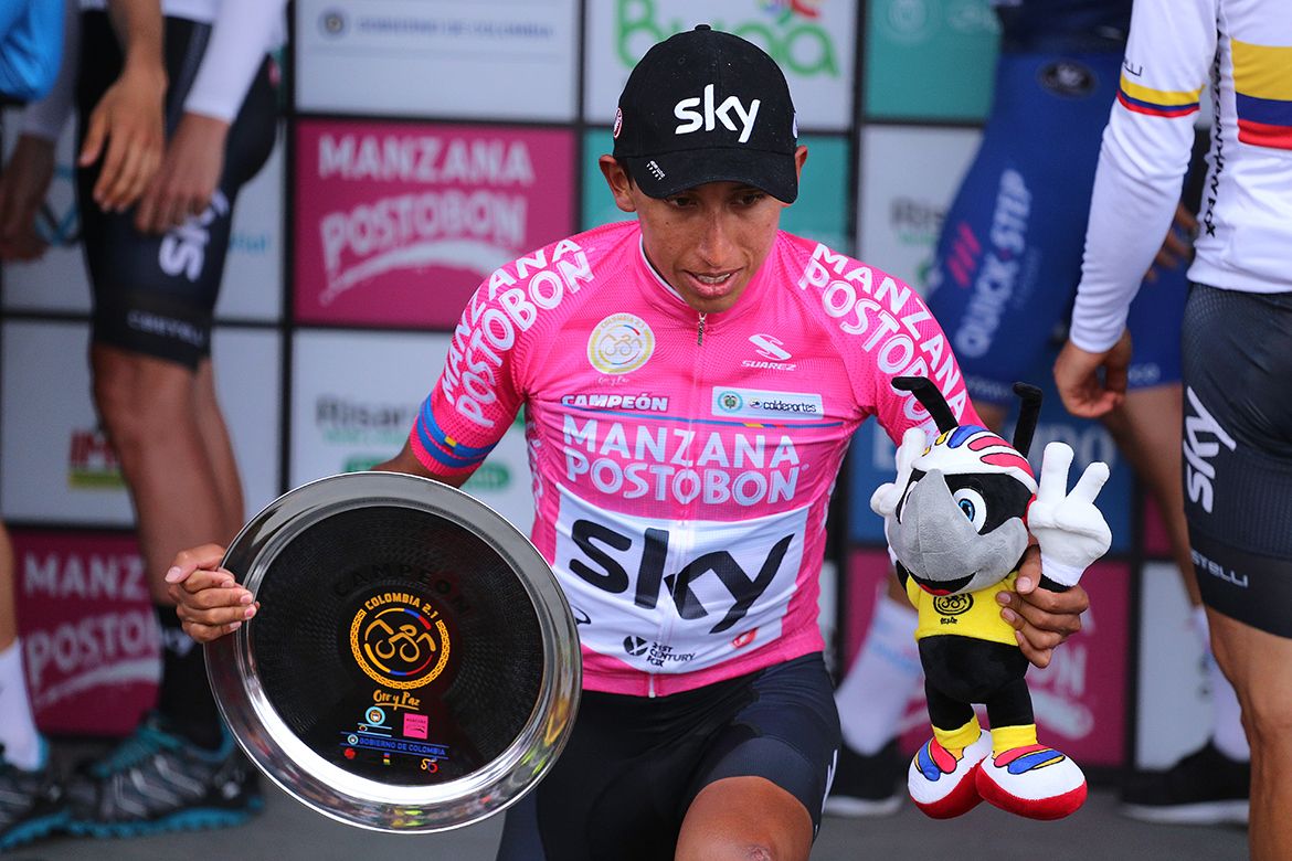 Oro y Paz winner Egan Bernal (Team Sky)