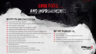 Dying Light 2 Xbox Fixes
