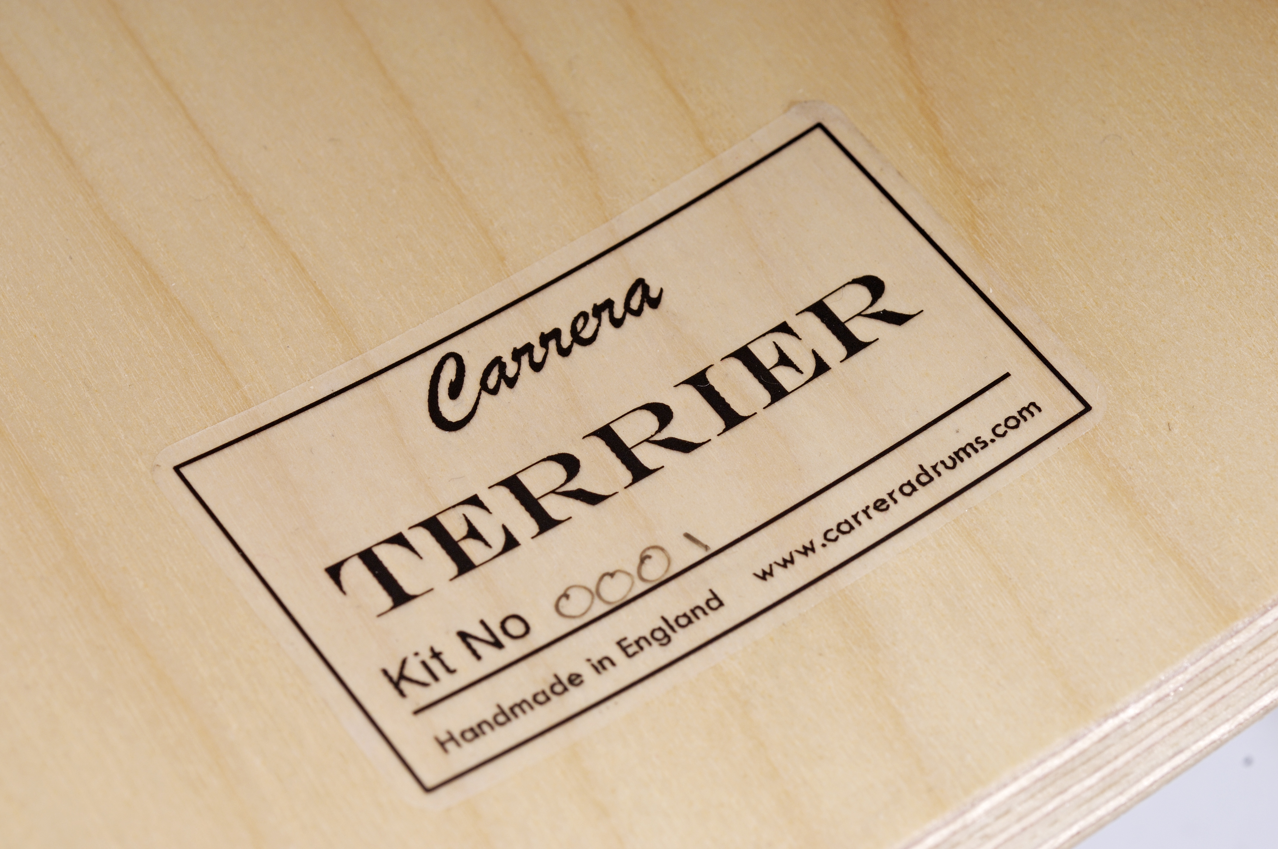 Serial number 0001