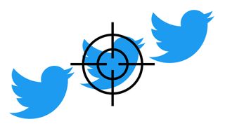 twitter logo targetted