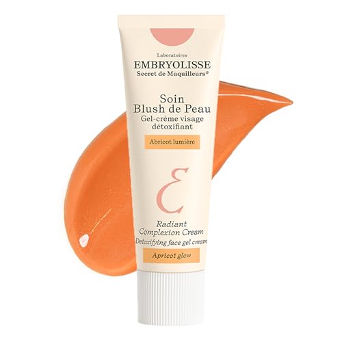 Embryolisse Radiant Complexion Cream. Hybrid Makeup &amp;amp; Face Moisturizer With Hyaluronic Acid &amp;amp; Shea Butter. Illuminating Care for Glowing Skin - Peach Shade, 1.01 Fl Oz