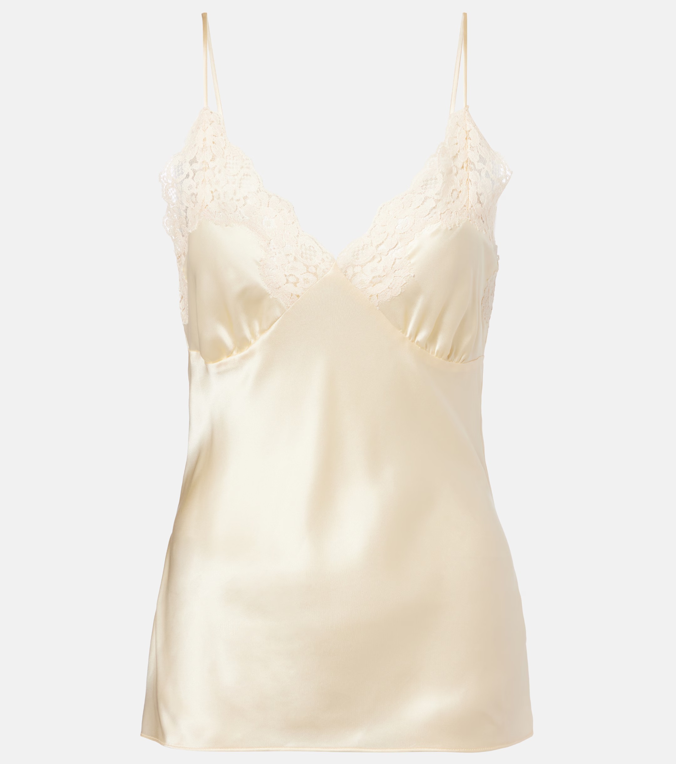 Stella McCartney, Lace-Trimmed Silk Satin Camisole
