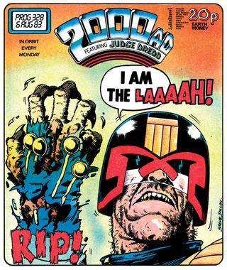 Often overlooked, Steve Dillon brought his own style to the world of Dredd