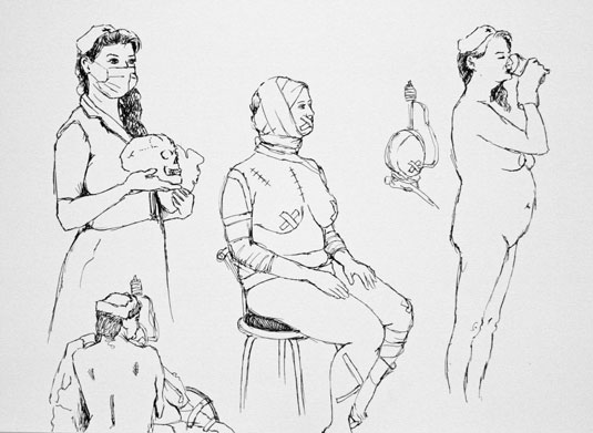 illustrations art macabre
