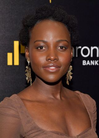 Lupita Nyong'o attends a screening of Marvel Studios' "Black Panther" in 2018