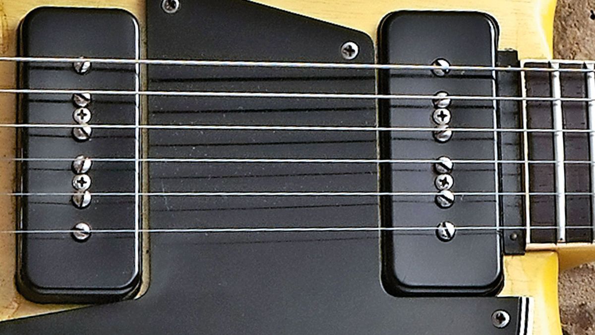 Neck pickups on later models were moved closer to the bridge unit in order to strengthen the neck joint