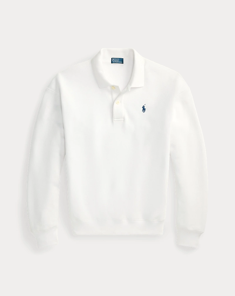Polo Collar Fleece Pullover