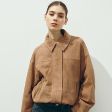 Image of H&M's Suede jacket.
