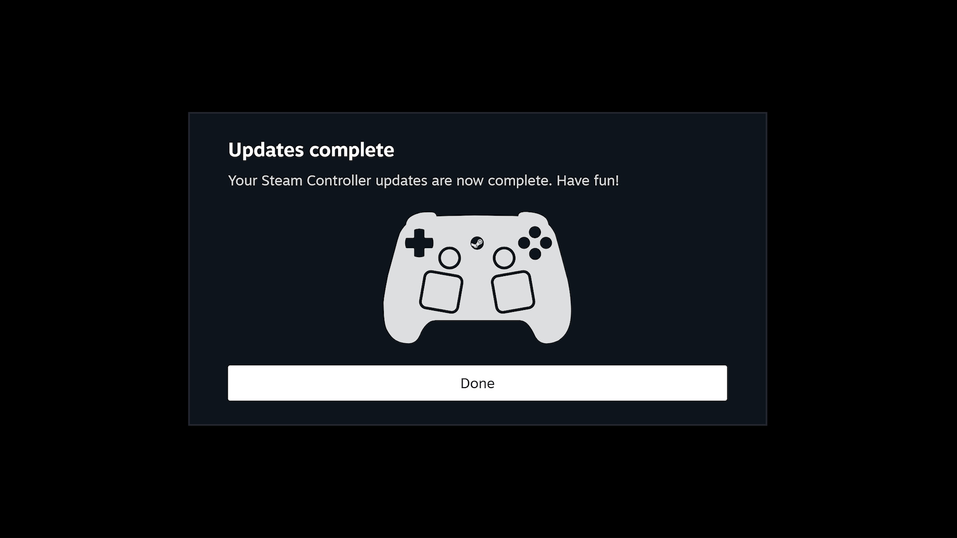 The Steam Controller getting an update in Steam.