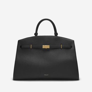 The Hudson | Black Small Grain | Demellier