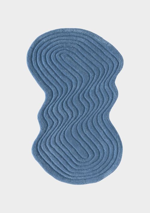 Organic-Shaped Hand-Tufted Wool Rug Aliza