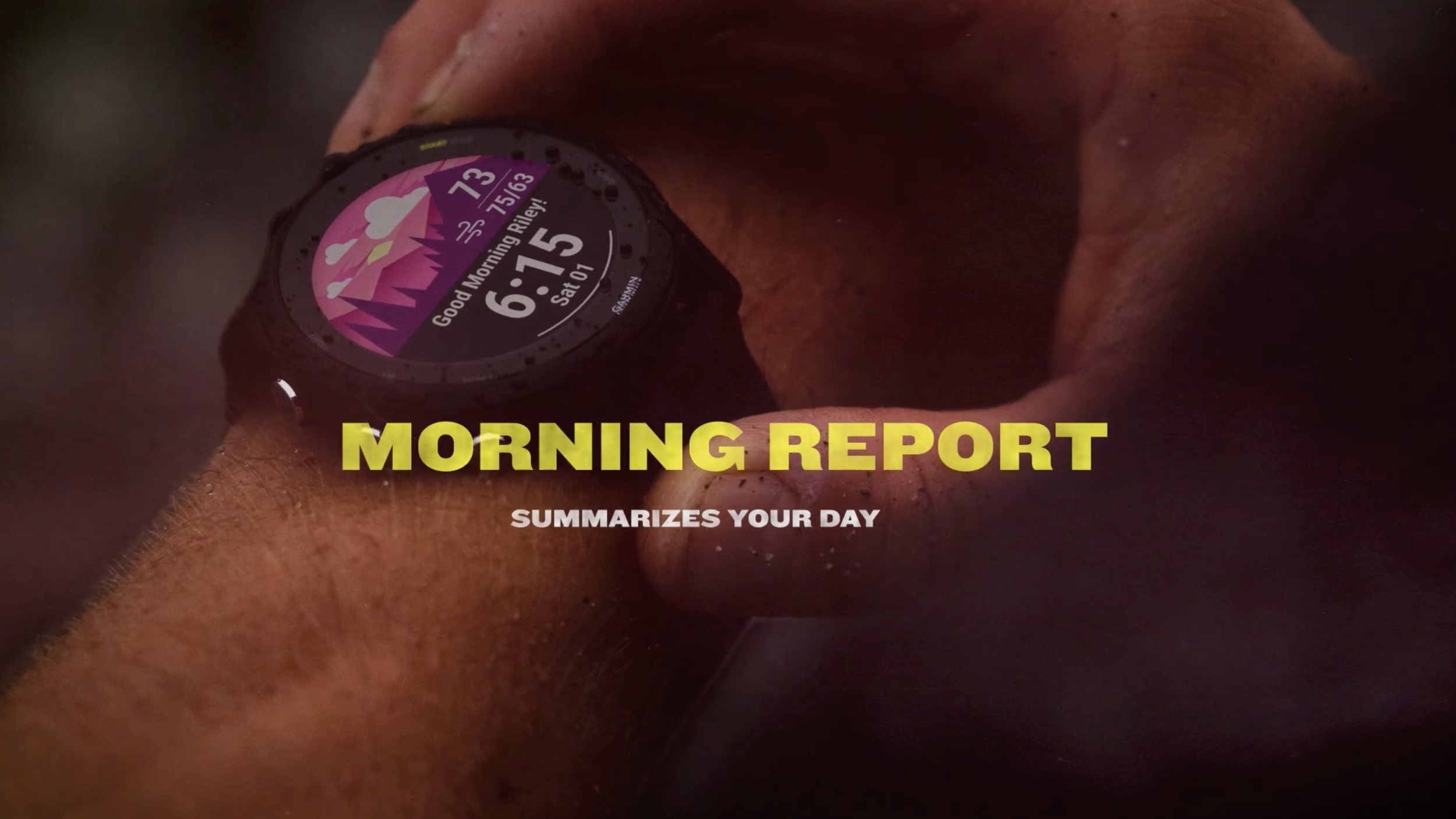 Garmin Forerunner 255 Morning Report