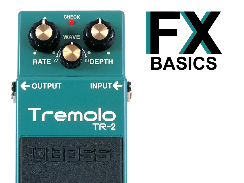 Some Tremolo pedals such as Boss&#039;s TR-2 allow you to change the pulse shape for either hard or soft pulses