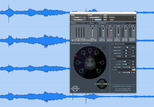 NYC Ambisonics, software-controlled sound effects