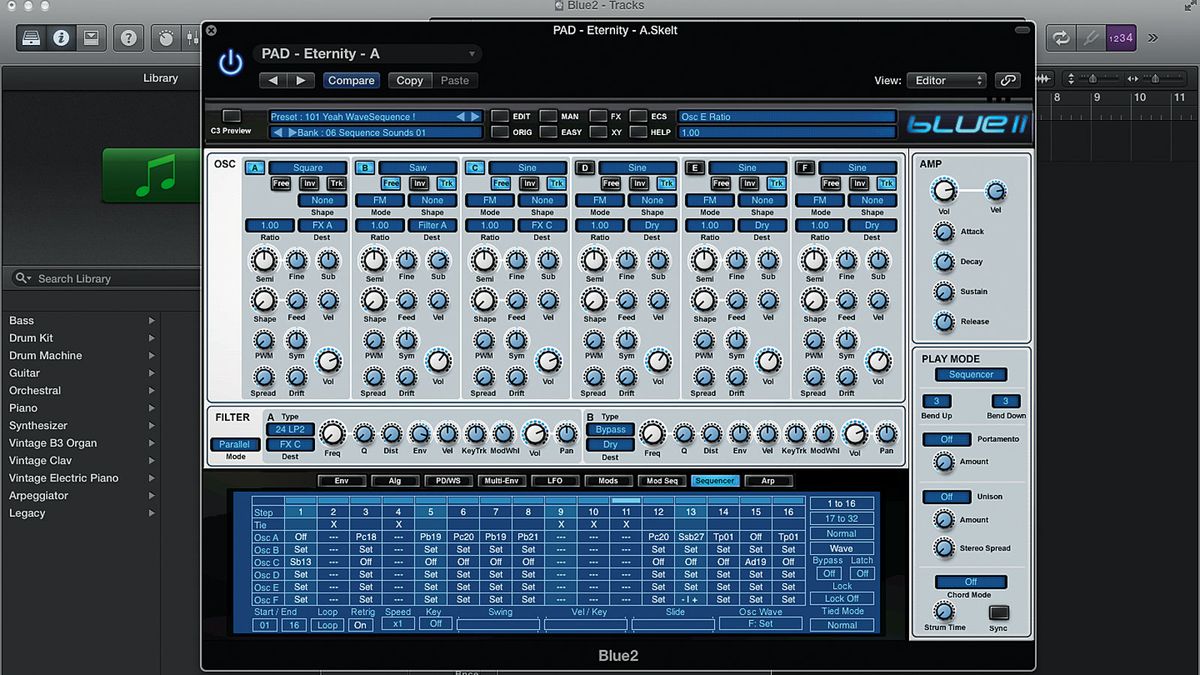 Blue II sees the introduction of flexible wavesequencing to a sequencer that was superb even to begin with