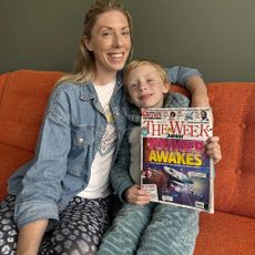 Daisy Woods with her son