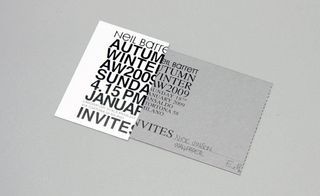 Neil Barrett's invitation
