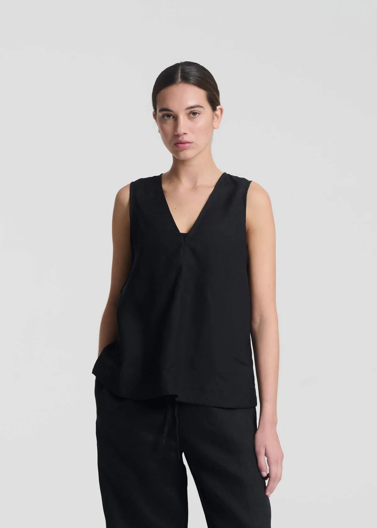 Asceno, Phoebe Linen Top