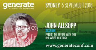 John Allsopp is one of our awesome keynote speakers
