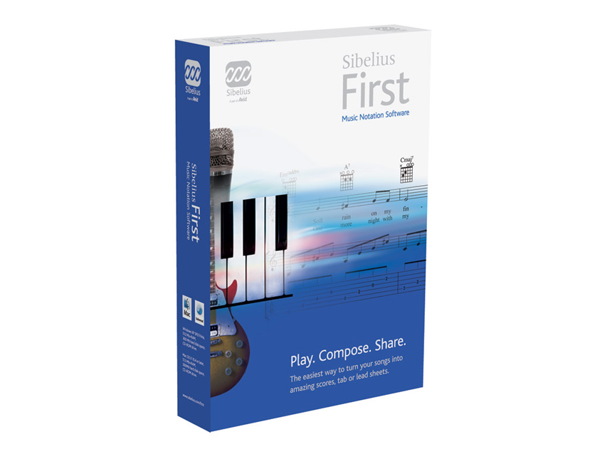 Sibelius First borrows some of its features from Sibelius 6.