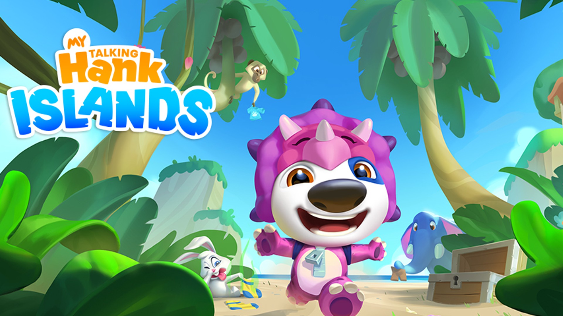 Talking Hank stars in a new mobile gaming adventure from Talking Tom & Friends that combines virtual pet caretaking with exciting island exploration