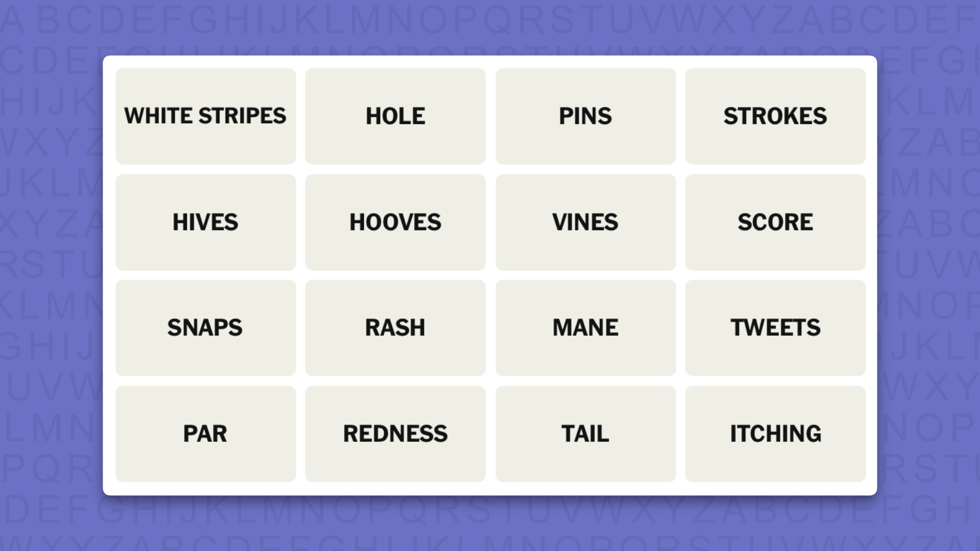 NYT Connections hints for game 1137 on a purple background