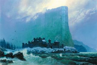 Ted painted Eastwatch by the Sea, the castle guarding the eastern terminus of The Wall