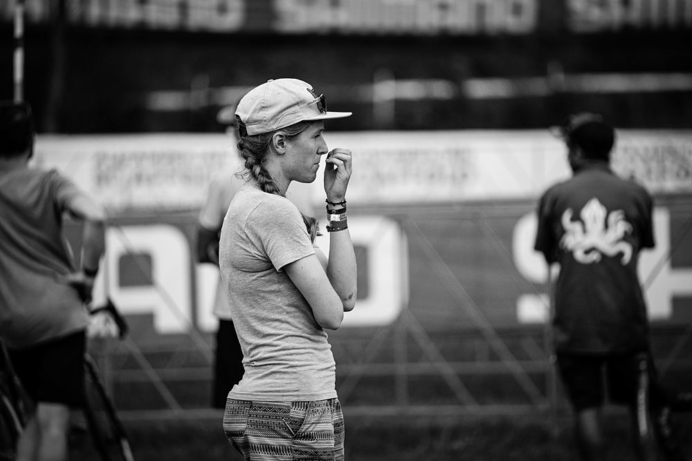 Brenna Wrye-Simpson in the pits