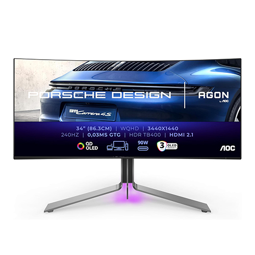 The AOC AGON PD34 monitor. 