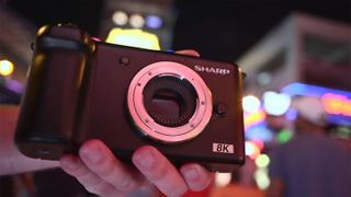 While full-frame 8K is years away, 8K on Micro Four Thirds is already here with the Sharp 8K Video Camera
