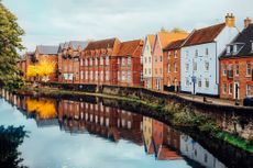 Row of houses in Norwich