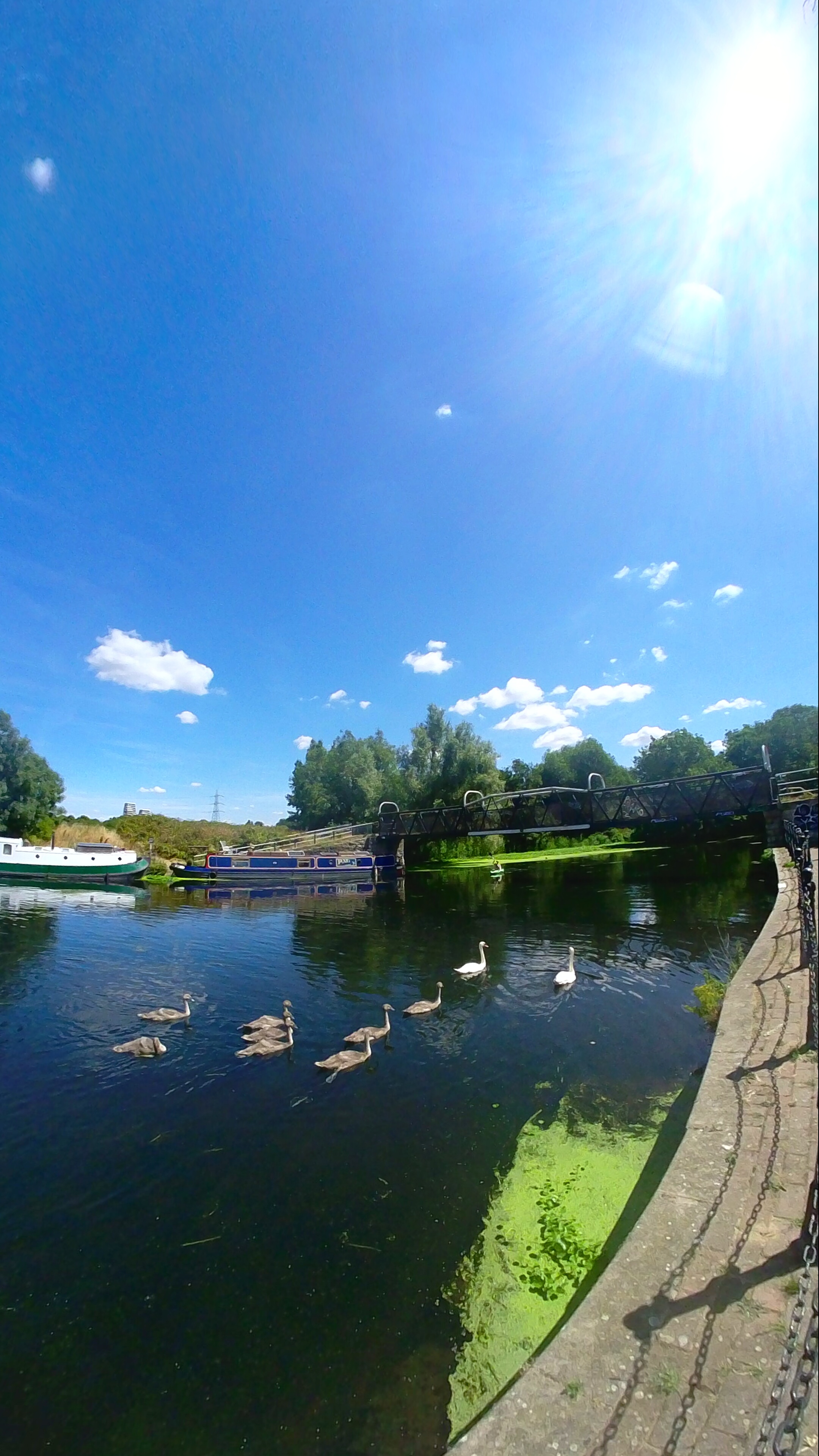 A sample image taken with the Akaso 360 action camera, edited and exported using the Akaso 360 Android app