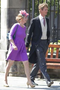 Everyones wearing Nude Shoes at The Wedding of Zara Phillips and Mike Tindall