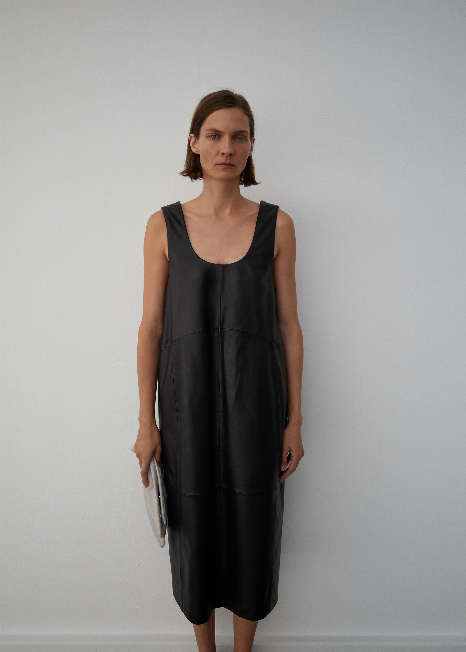 100% Leather Midi Dress - Women | Mango United Kingdom