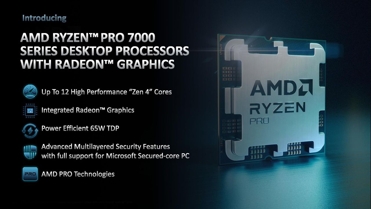 AMD Ryzen Pro Desktop 7000 series