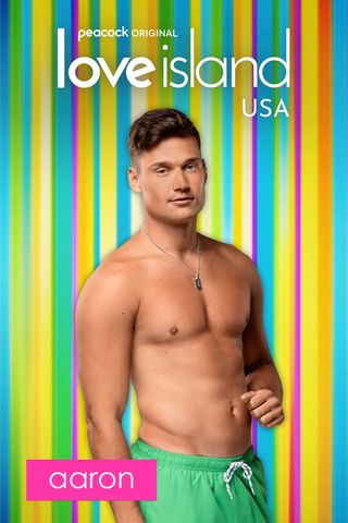 Aaron in key art for Love Island USA season 6