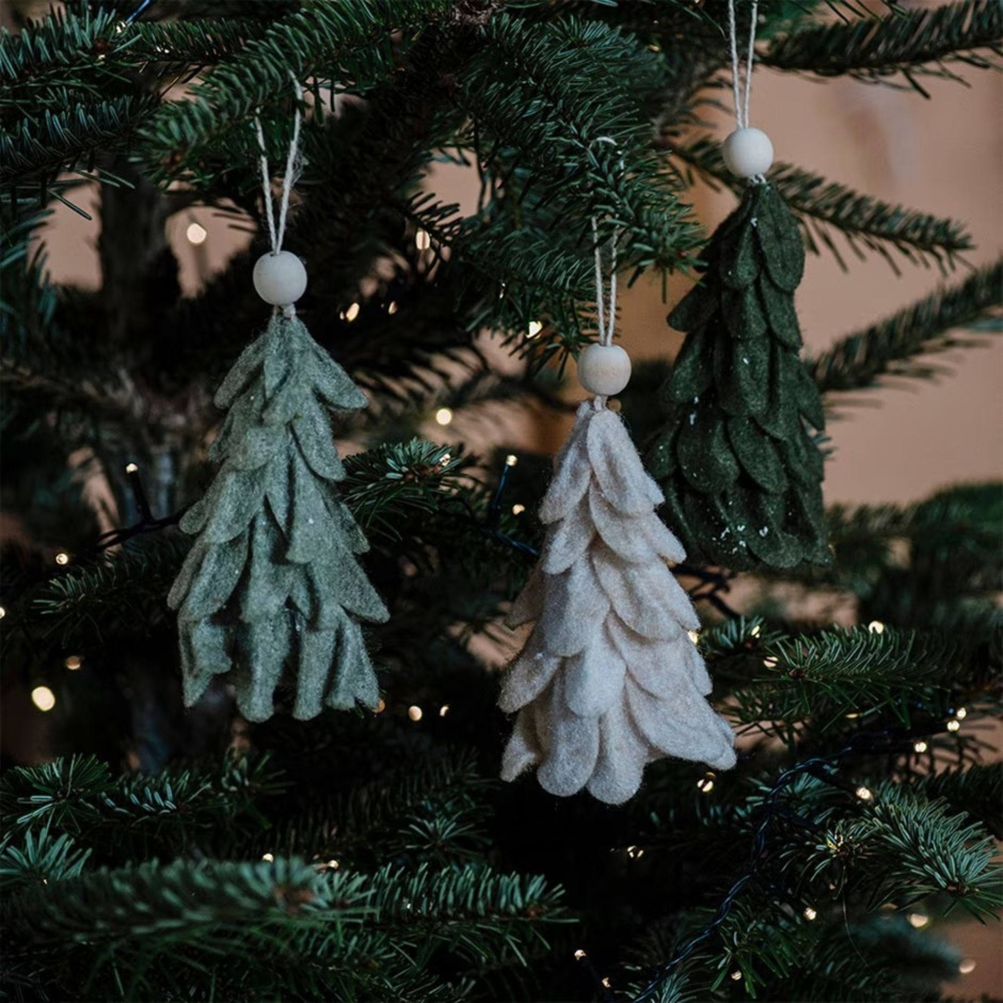 felt Christmas trees